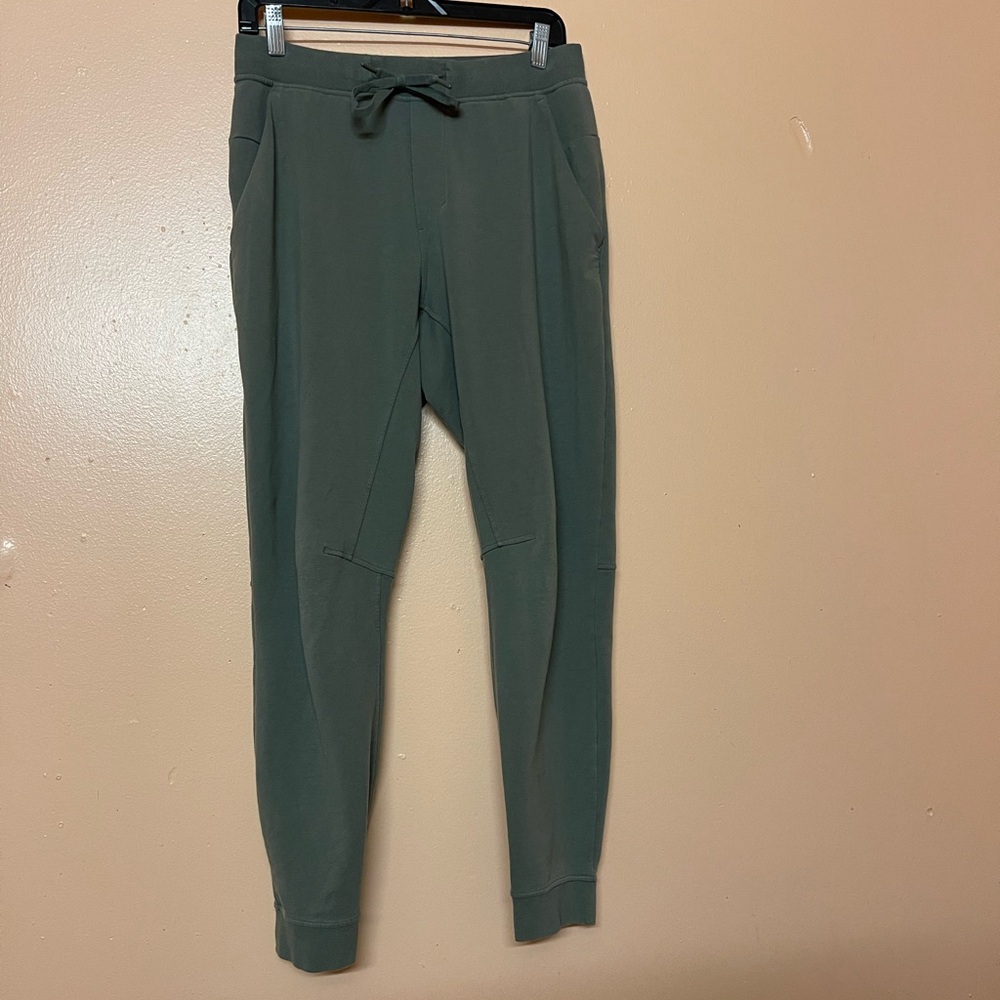 Lululemon City Sweat Joggers Size Medium Olive Green